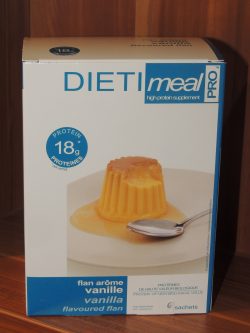 Flan vanille protéiné en sachet pour mincir
